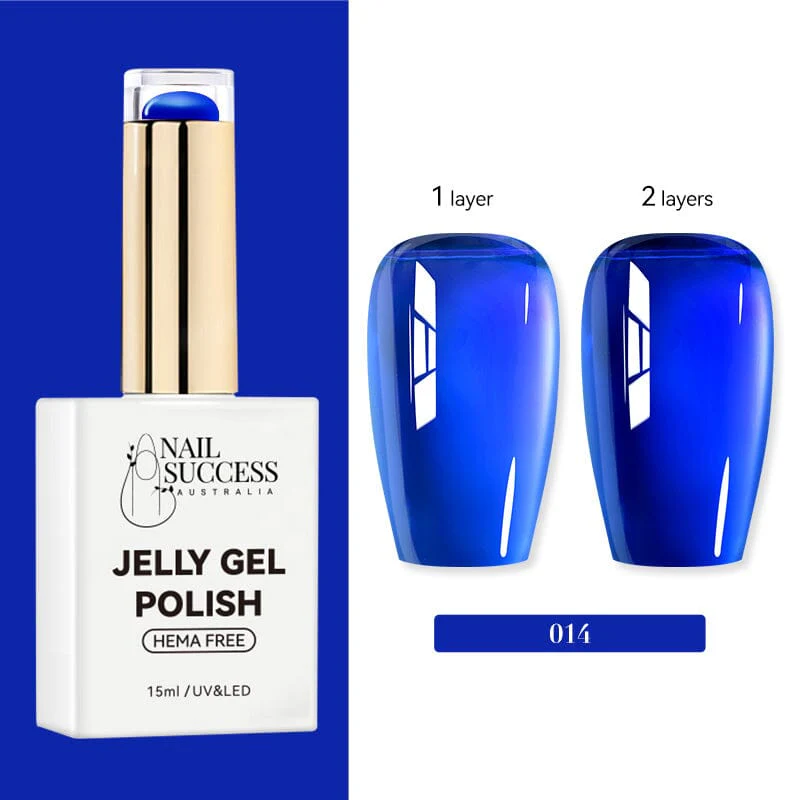 Jelly Gel Polish Colours Hema Free Nail Success 15ml - Image 18