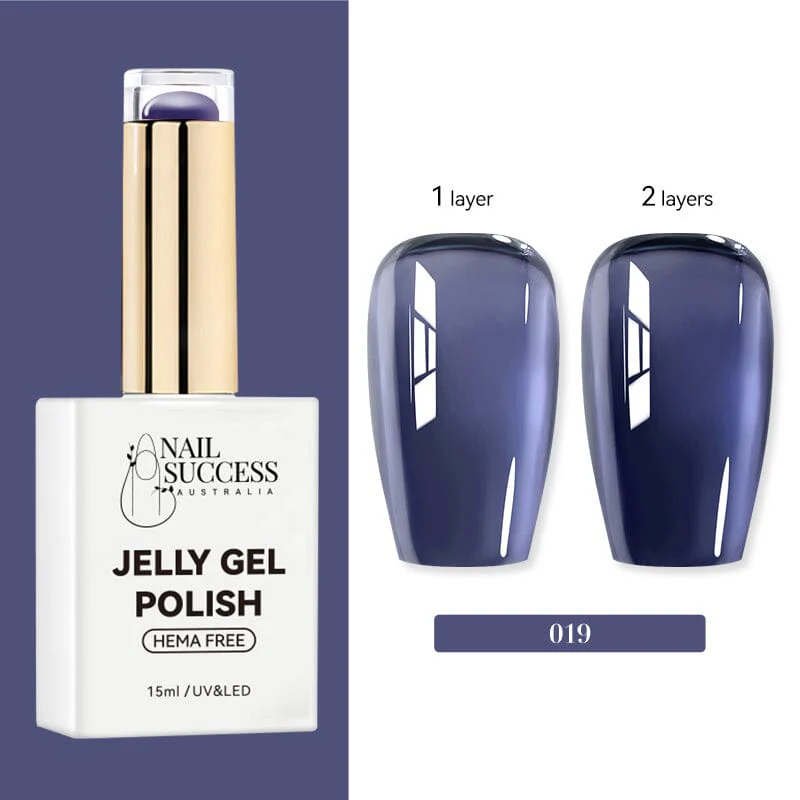 Jelly Gel Polish Colours Hema Free Nail Success 15ml - Image 23
