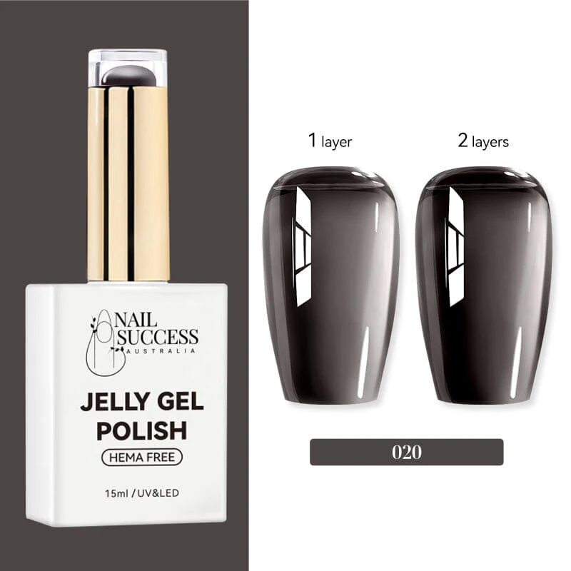 Jelly Gel Polish Colours Hema Free Nail Success 15ml - Image 24