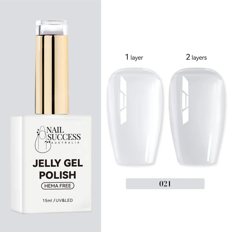 Jelly Gel Polish Colours Hema Free Nail Success 15ml - Image 25