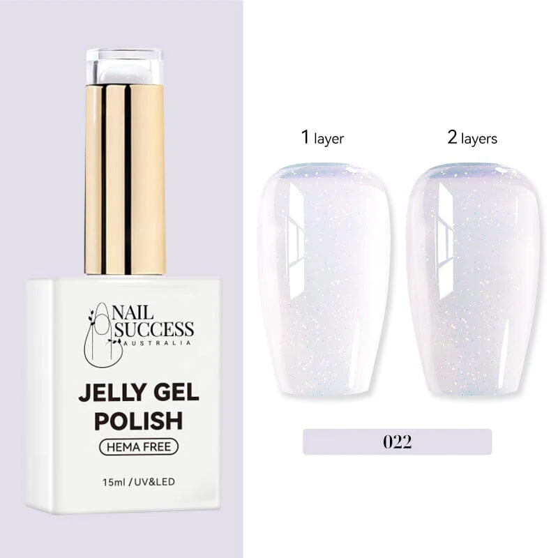 Jelly Gel Polish Colours Hema Free Nail Success 15ml - Image 26