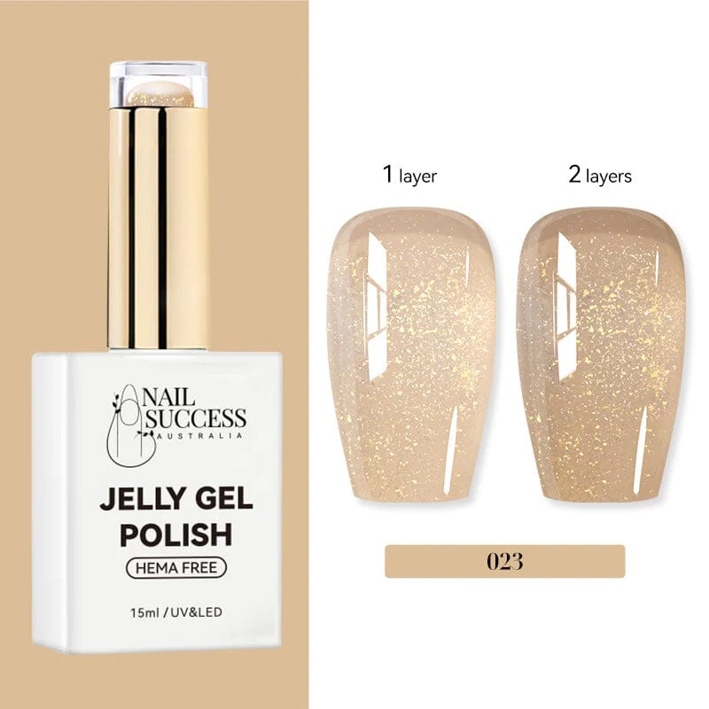 Jelly Gel Polish Colours Hema Free Nail Success 15ml - Image 27