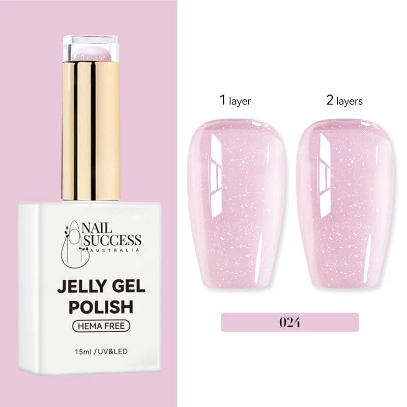 Jelly Gel Polish Colours Hema Free Nail Success 15ml - Image 28
