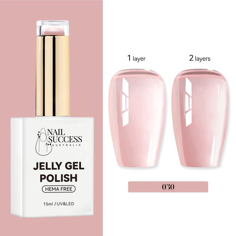 Jelly Gel Polish Colours Hema Free Nail Success 15ml - Image 34