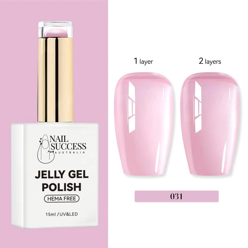 Jelly Gel Polish Colours Hema Free Nail Success 15ml - Image 35