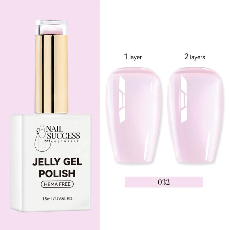 Jelly Gel Polish Colours Hema Free Nail Success 15ml - Image 36