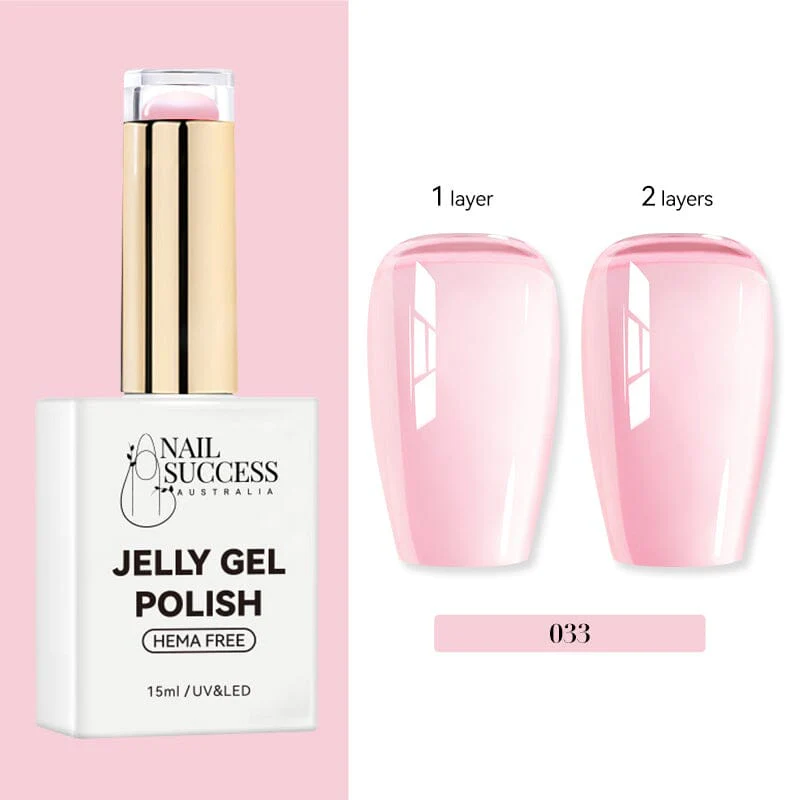 Jelly Gel Polish Colours Hema Free Nail Success 15ml - Image 37