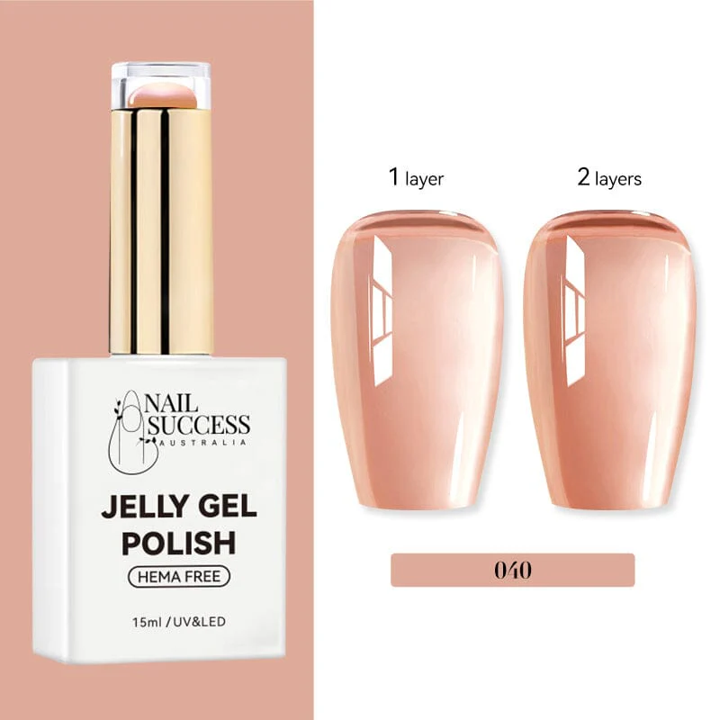 Jelly Gel Polish Colours Hema Free Nail Success 15ml - Image 44