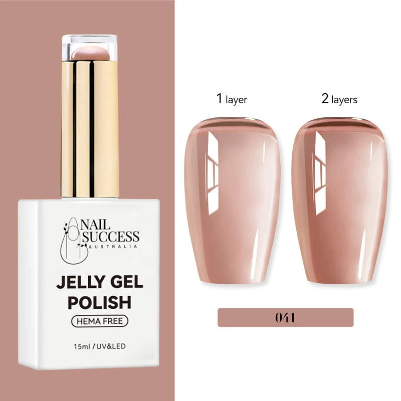 Jelly Gel Polish Colours Hema Free Nail Success 15ml - Image 45