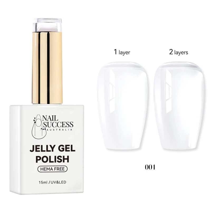Jelly Gel Polish Colours Hema Free Nail Success 15ml - Image 5