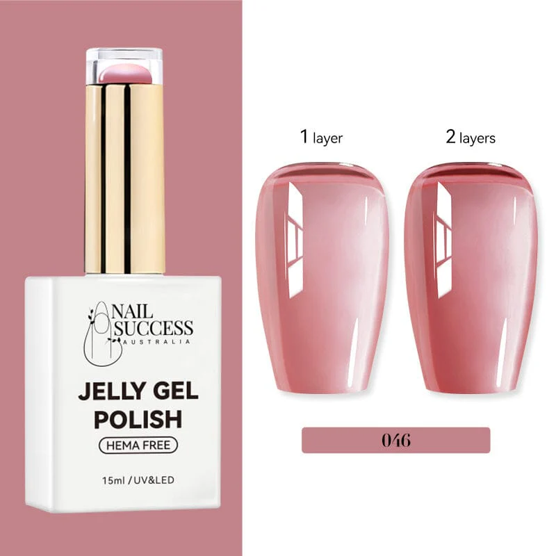 Jelly Gel Polish Colours Hema Free Nail Success 15ml - Image 50