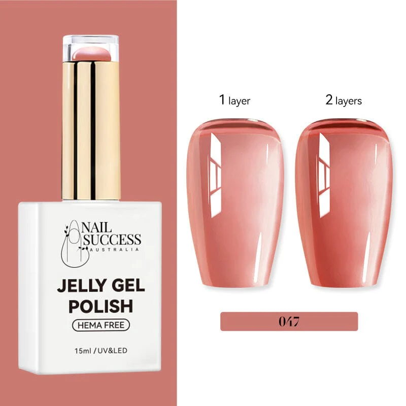 Jelly Gel Polish Colours Hema Free Nail Success 15ml - Image 51