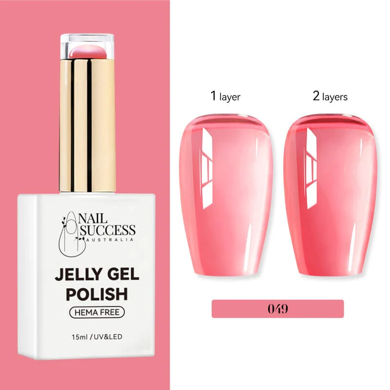 Jelly Gel Polish Colours Hema Free Nail Success 15ml - Image 53