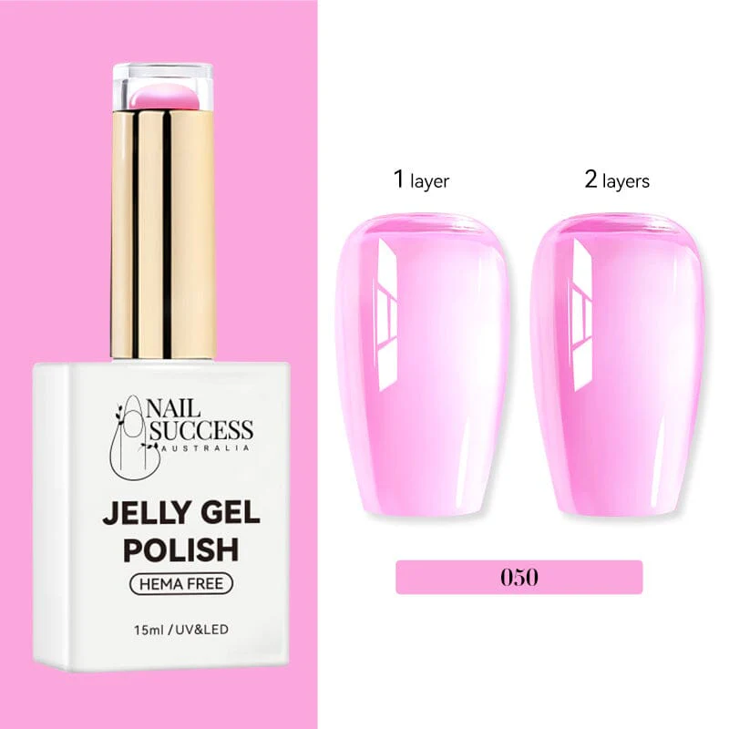 Jelly Gel Polish Colours Hema Free Nail Success 15ml - Image 54