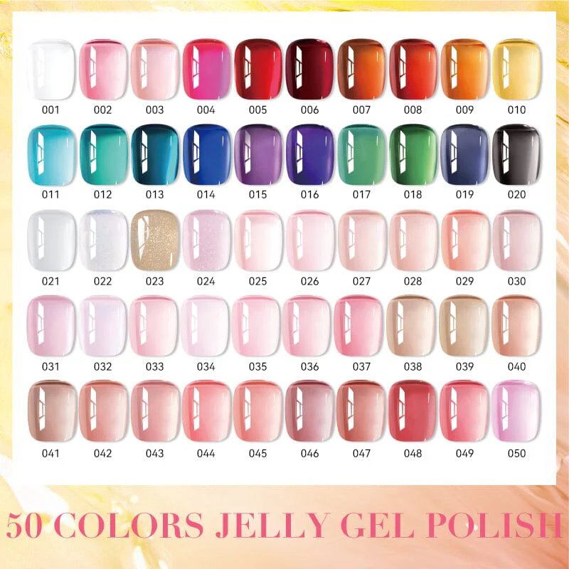 Jelly Gel Polish Colours Hema Free Nail Success 15ml Collection - Image 2