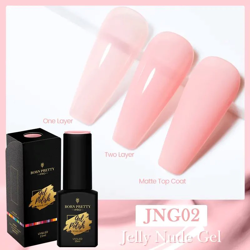 Jelly Nude Gel Born Pretty 15ml - Image 6