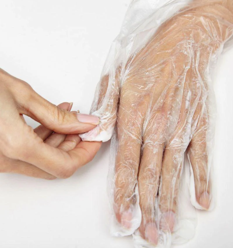 Keratin Gloves Natural Moisturising Hands Treatment - Bodipure white sachet - Image 8