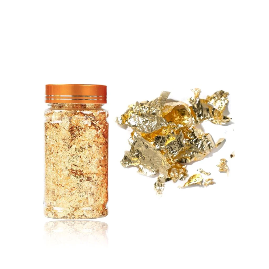 Leaf Foil Nail Art Large Jar - Image 5