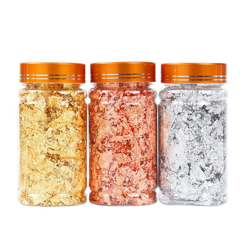 Leaf Foil Nail Art Large Jar - Image 8