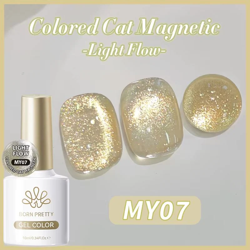 Light Flow Cat Eye Magnetic Gel Polish Born Pretty - Image 4