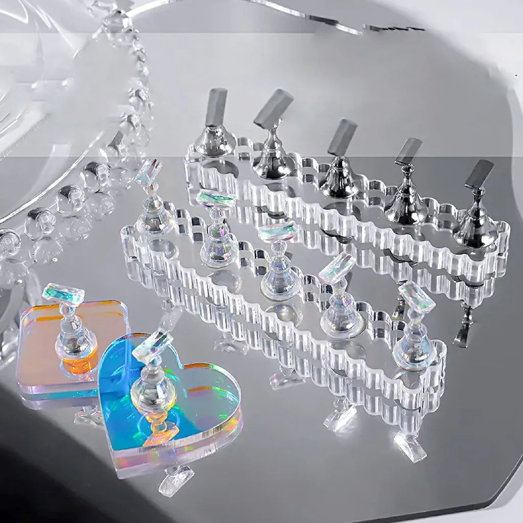 Magnetic Tips Display Stand Aurora and Clear