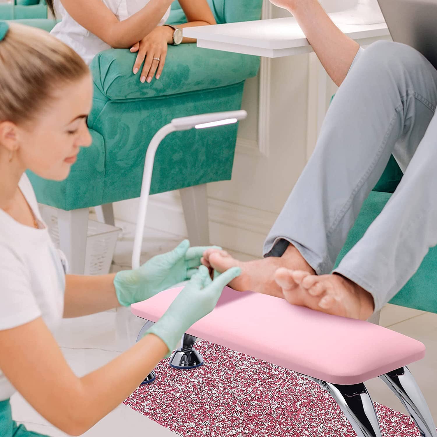 Manicure Leather Hand Rest Pillow Genuine - Image 14