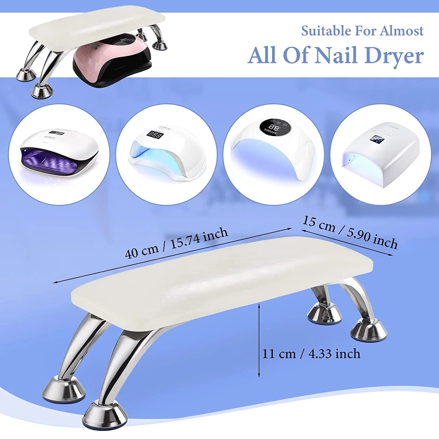 Manicure Leather Hand Rest Pillow Genuine - Image 5
