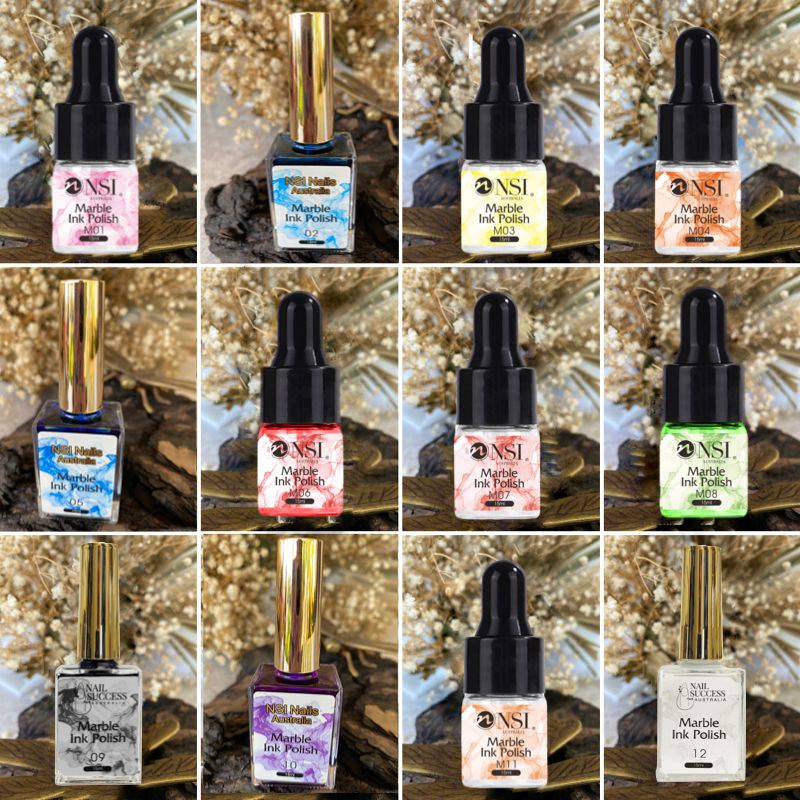 Marble Ink Polish - Nail Art Watercolour - Image 21