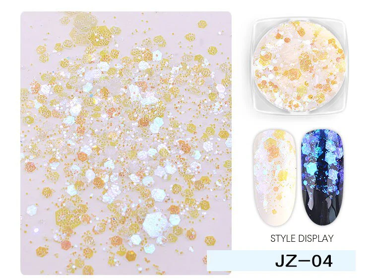 Mermaid Nail Flakes Holographic Glitter Jar - Image 10