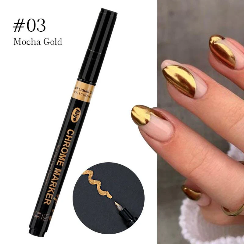 Metallic Nail Art Painting Pen - Image 7