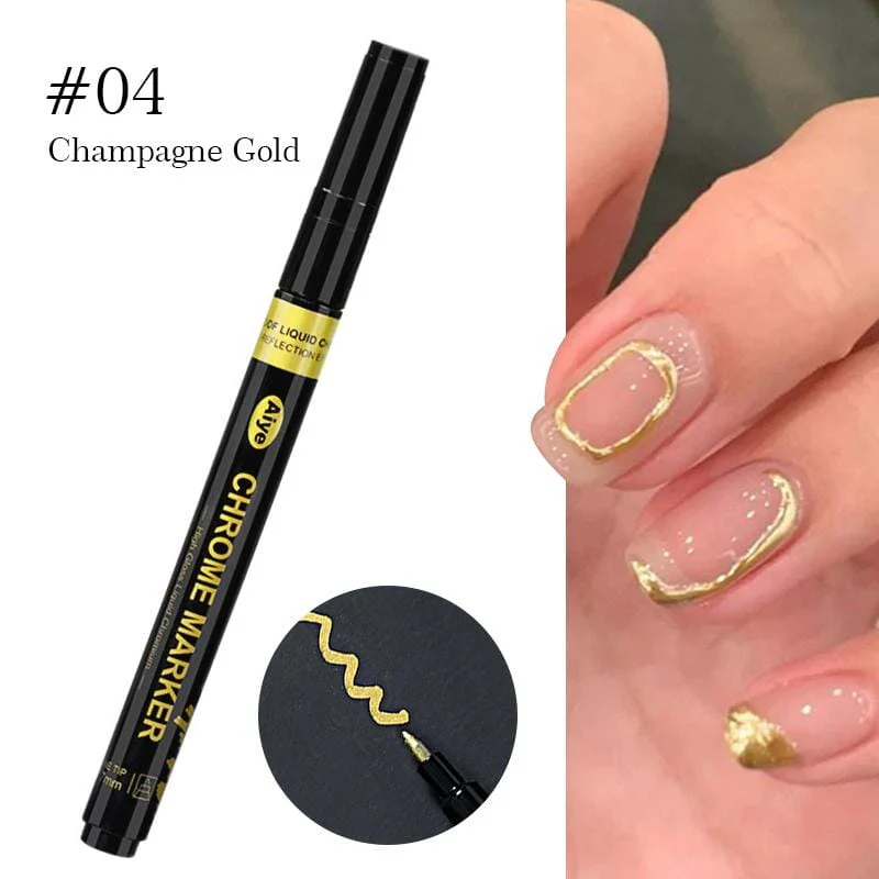 Metallic Nail Art Painting Pen - Image 8