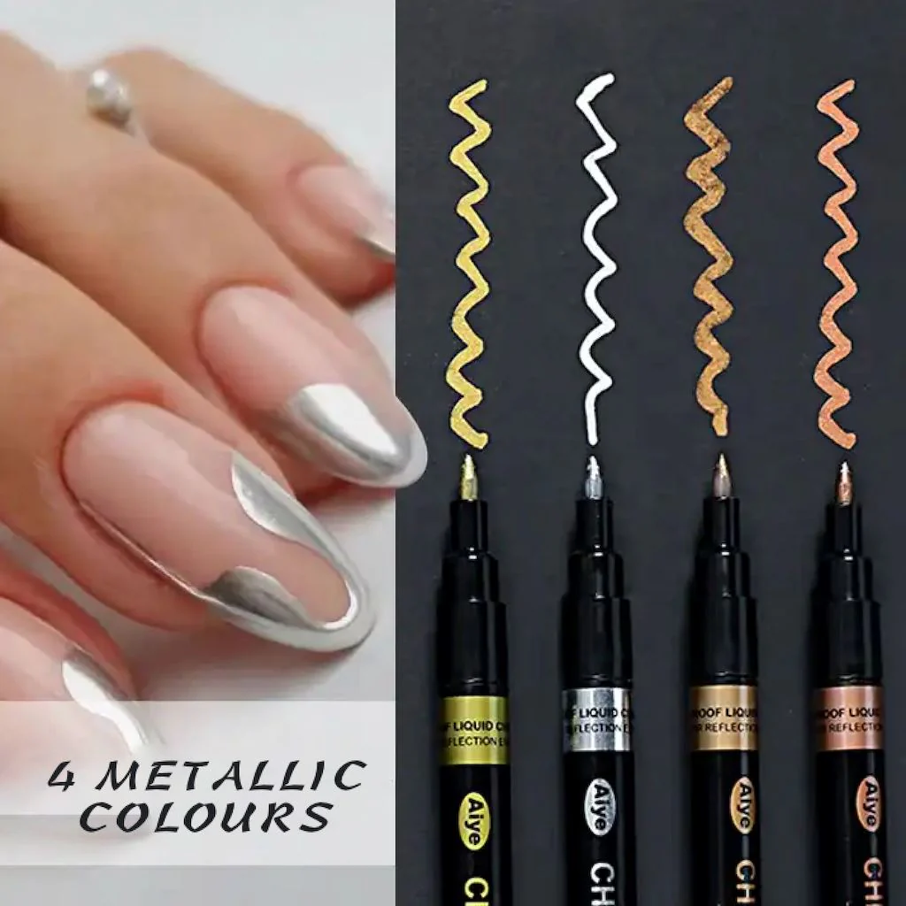 Metallic Nail Art Painting Pen - Image 9