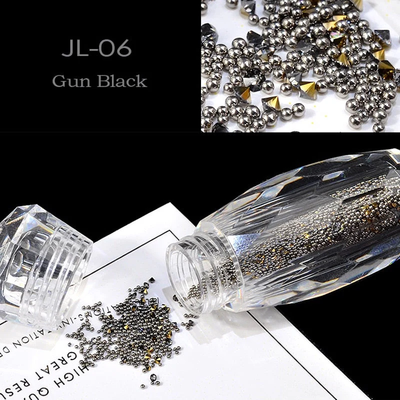 Micro Pixie Caviar Beads And Crystal Rhinestones 5g Jar - Image 8