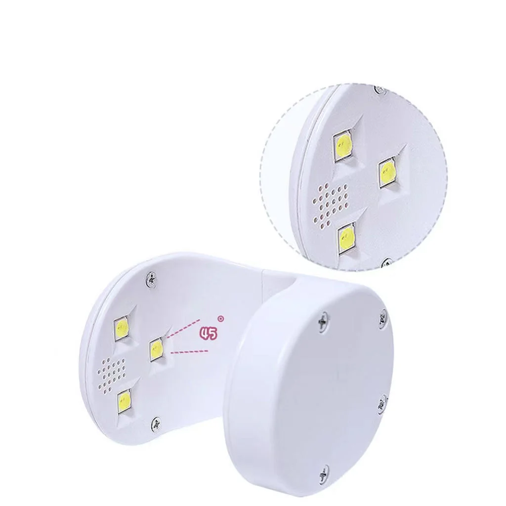 Mini Flash Cure Gel Tips LED Lamp - Pink - Image 3