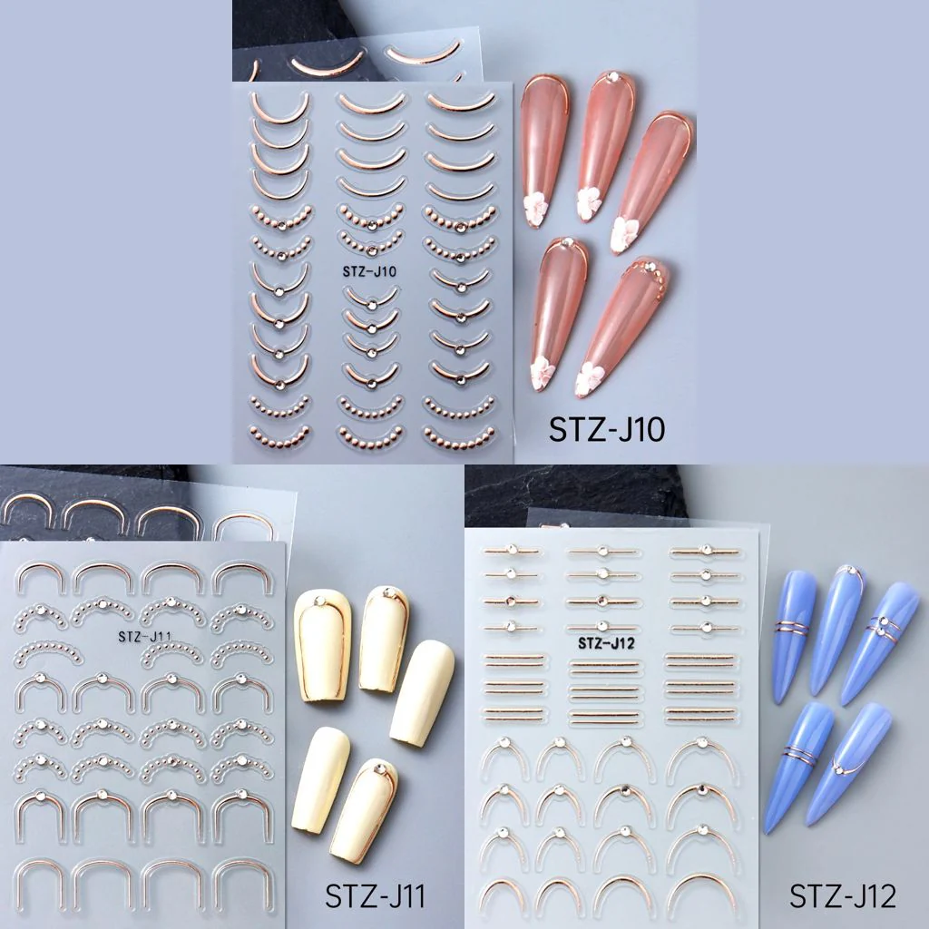 Minimalist French Nail Art Stickers - Image 18