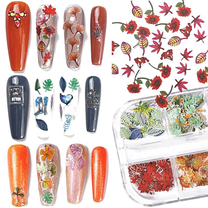 Mix Decoration AUTUMN Leaves and Flowers Tray - Image 2