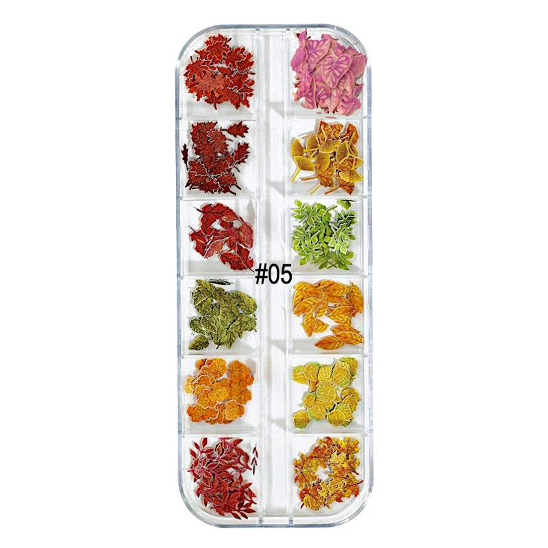 Mix Nail Art Decoration Flowers, Leaves and Butterflies Trays - Image 6
