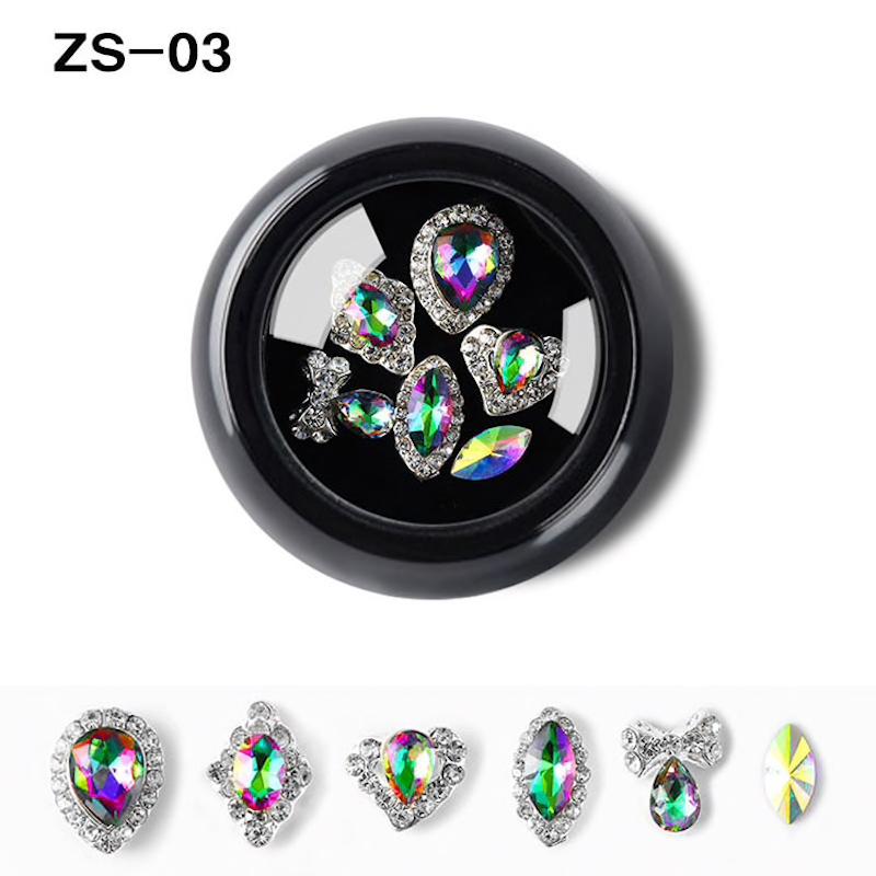 Mixed 3D Nail Art Rhinestone Charms - Image 5