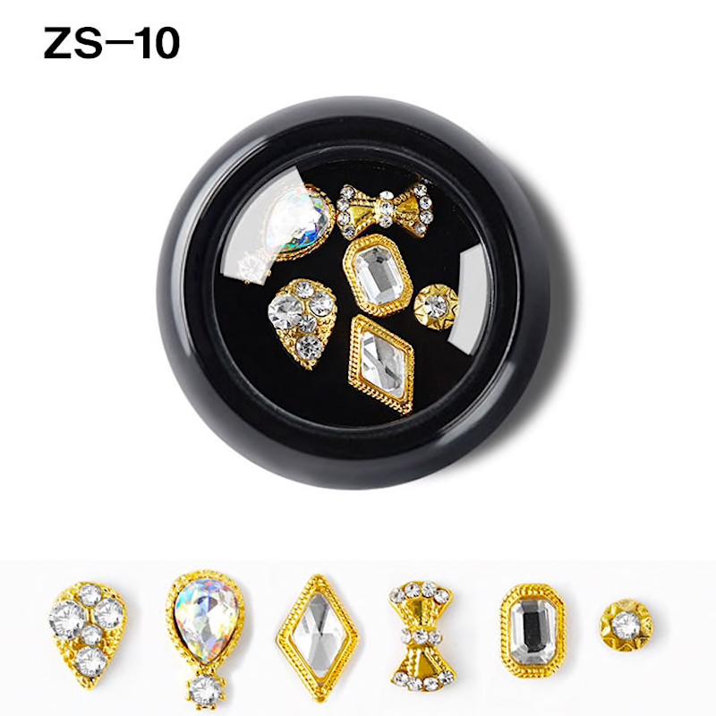 Mixed 3D Nail Art Rhinestone Charms - Image 8
