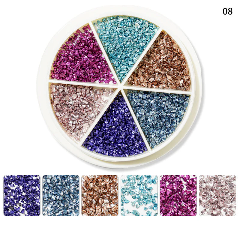 Mixed Shape Resin Shells Decoration Wheels - Image 11