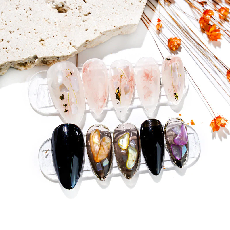 Mixed Shape Resin Shells Decoration Wheels - Image 3