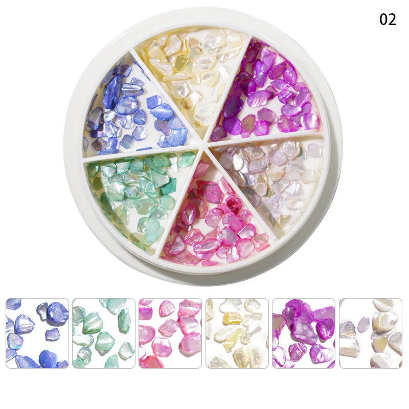 Mixed Shape Resin Shells Decoration Wheels - Image 6
