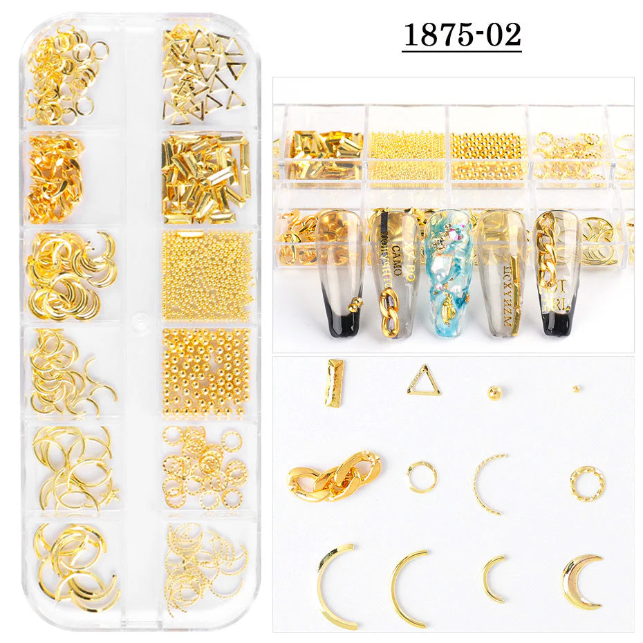 Mixed Style Nail Art 3D Charm Decoration Tray - Image 6