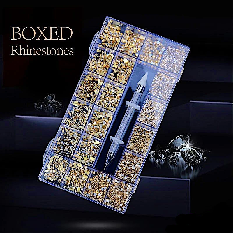 Multi Luxury Rhinestones Box Set
