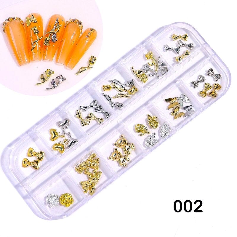 Nail Art 3D Decoration Charms Tray - Image 5