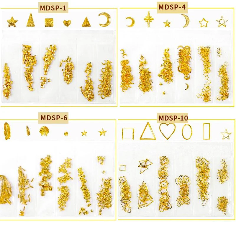Nail Art 3D Hollow Metal Decoration Charms - Image 3