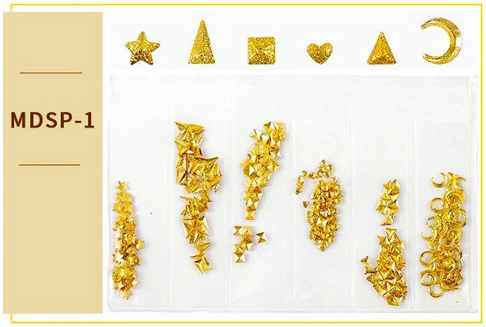 Nail Art 3D Hollow Metal Decoration Charms - Image 4