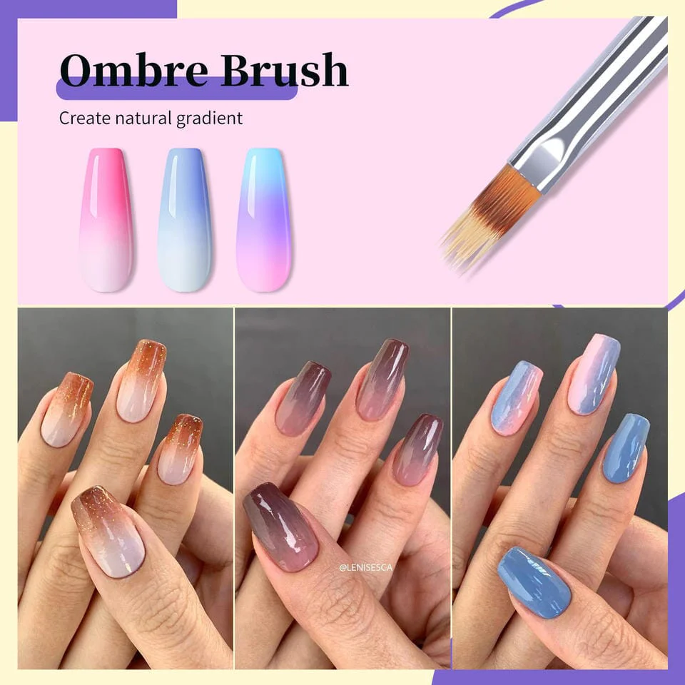 Nail Art Brush Set 8pcs - Image 5