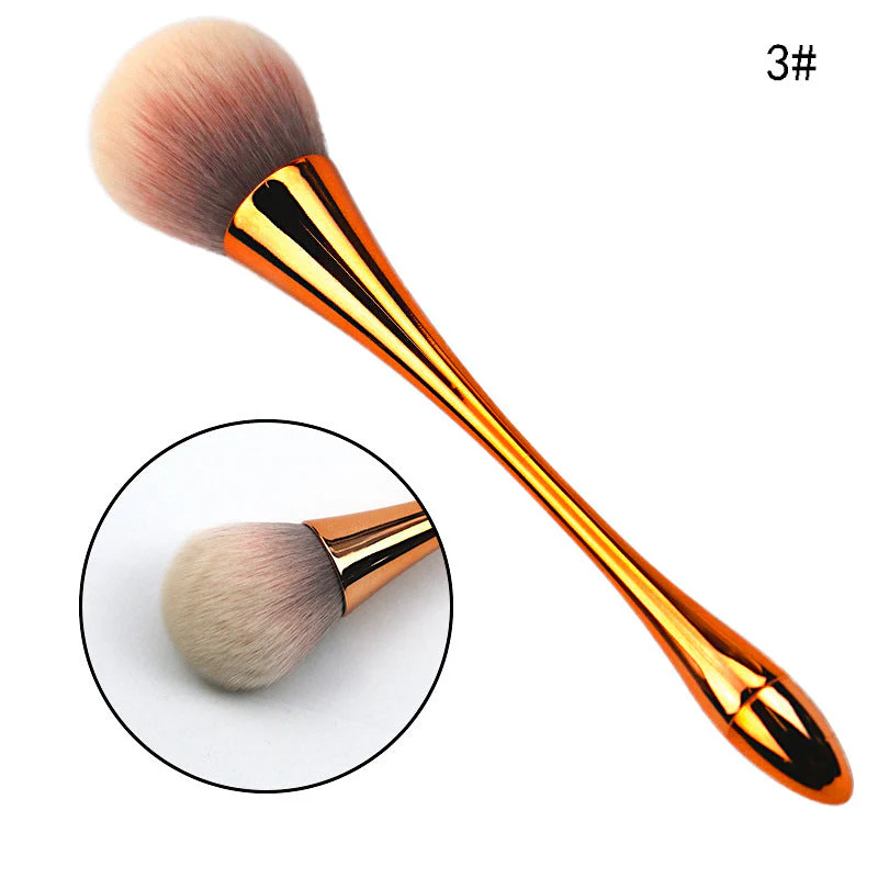 Dusting Brush Soft Hair Long Slim Metallic Handle - Image 5