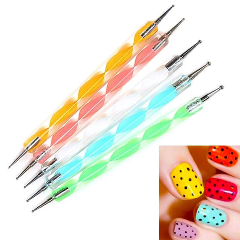 Nail Dotting Tools 2-way 5pcs Set - Image 3